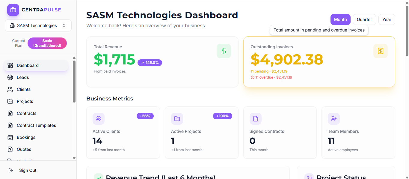 Centrapulse - Screenshot 4 showing product features and functionality