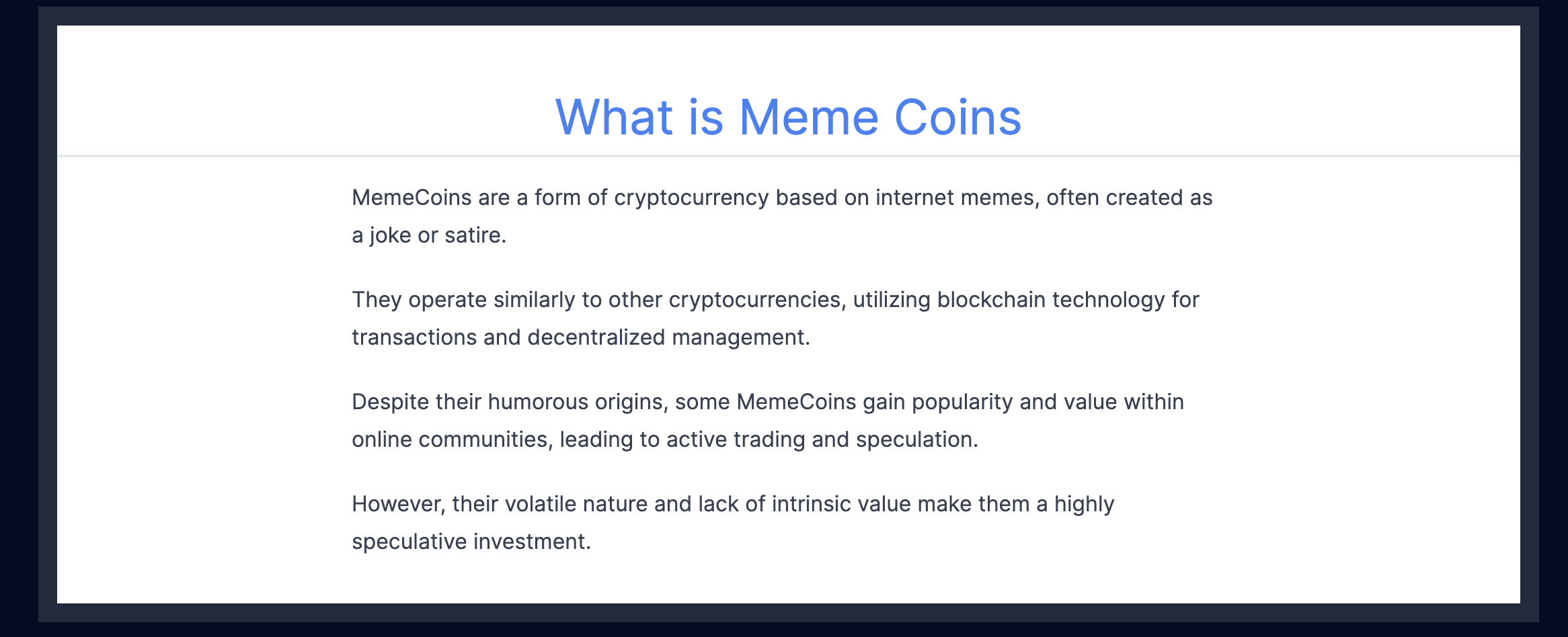 Media Duit syiling meme terbaik - cari crypto 100x anda - "Ikuti Web3 Smart Wallet, kemudian menjadi kaya." 4