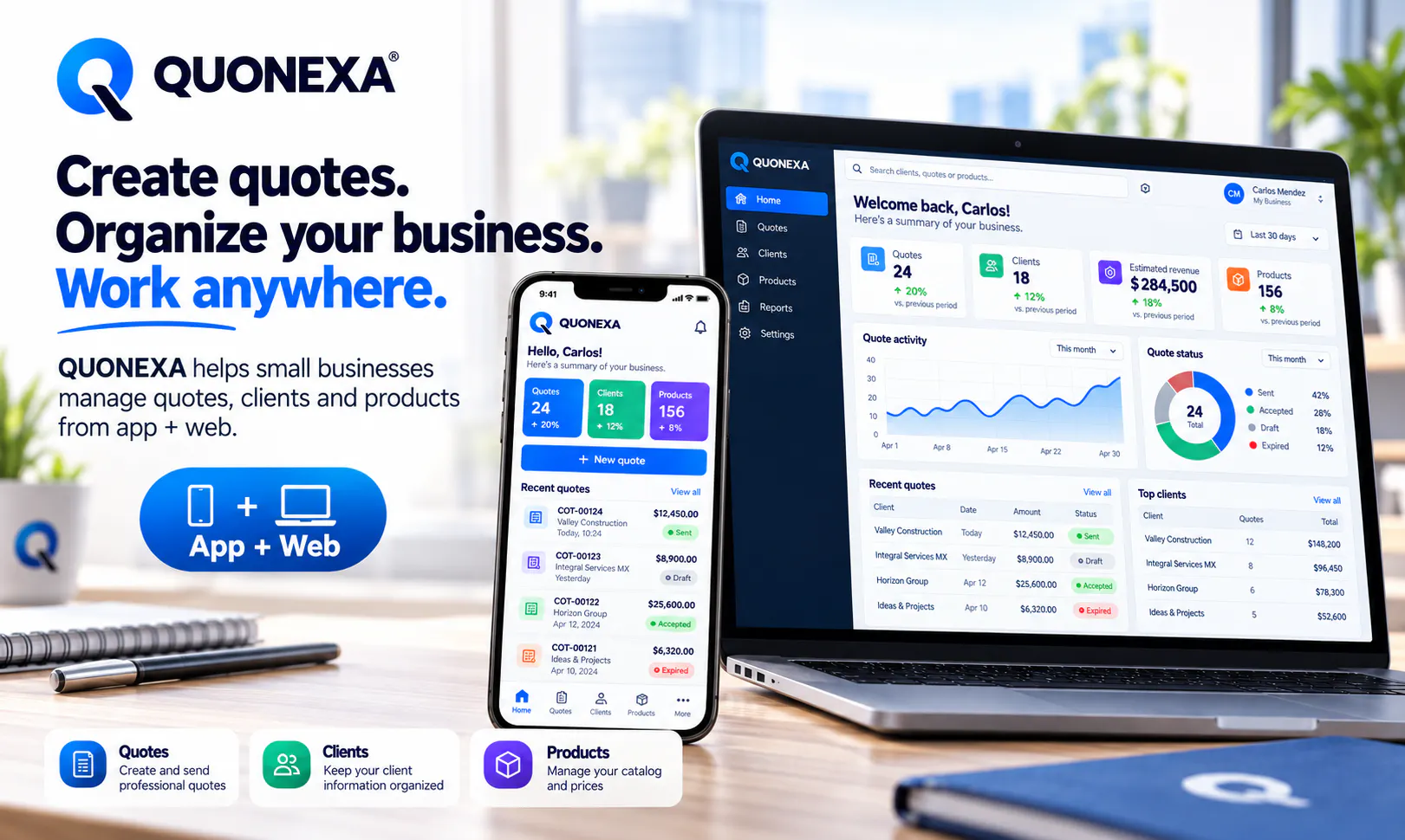 QUONEXA — Quotes made simple gallery image