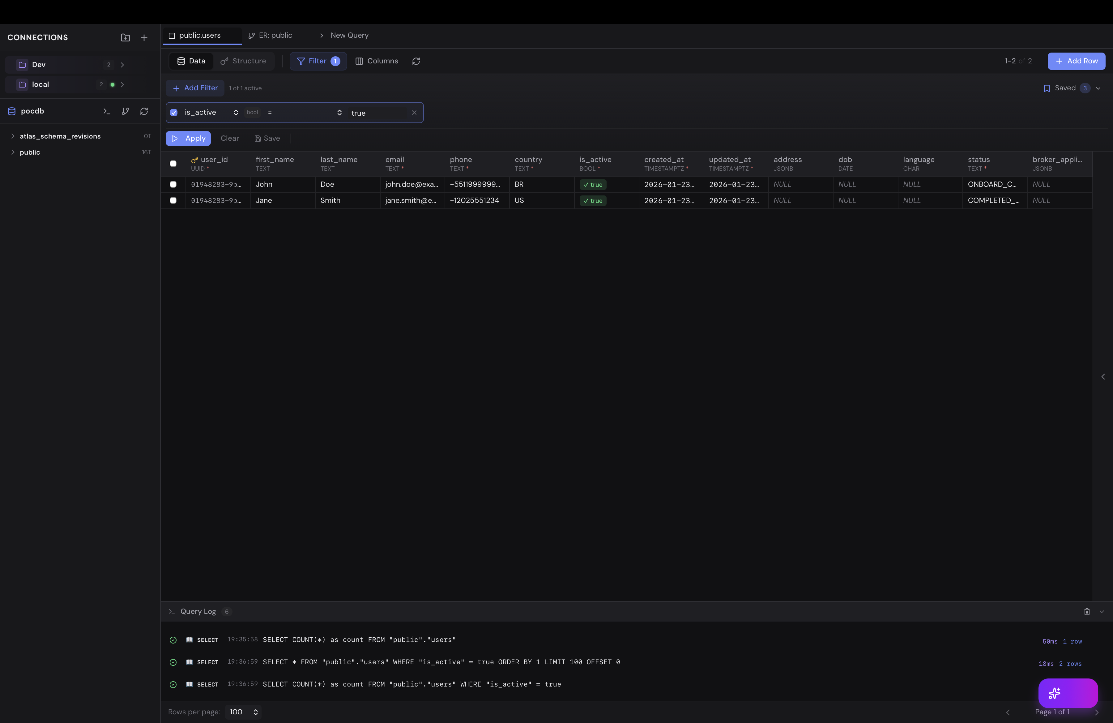SQLito - Main product screenshot demonstrating key features and user interface