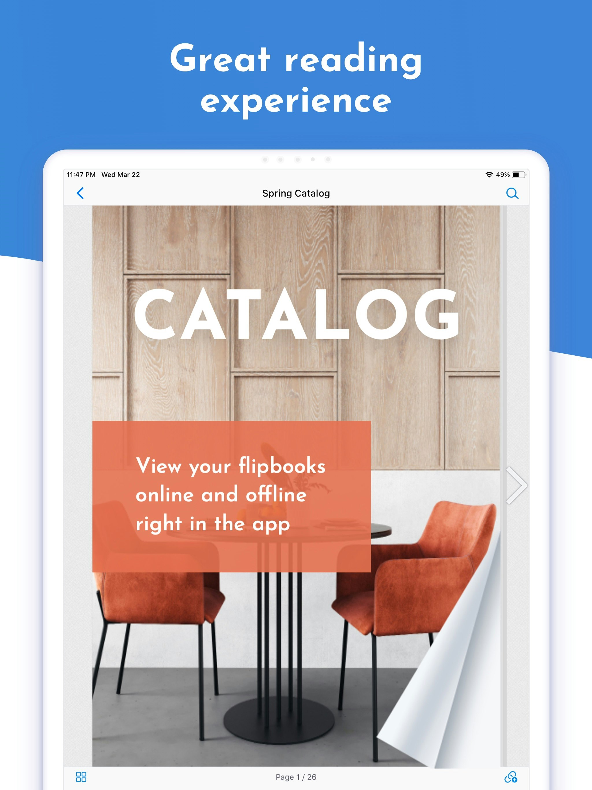 Приложение Flippingbook - Поделиться и отслеживать обеспечение продаж на ходу медиа 3