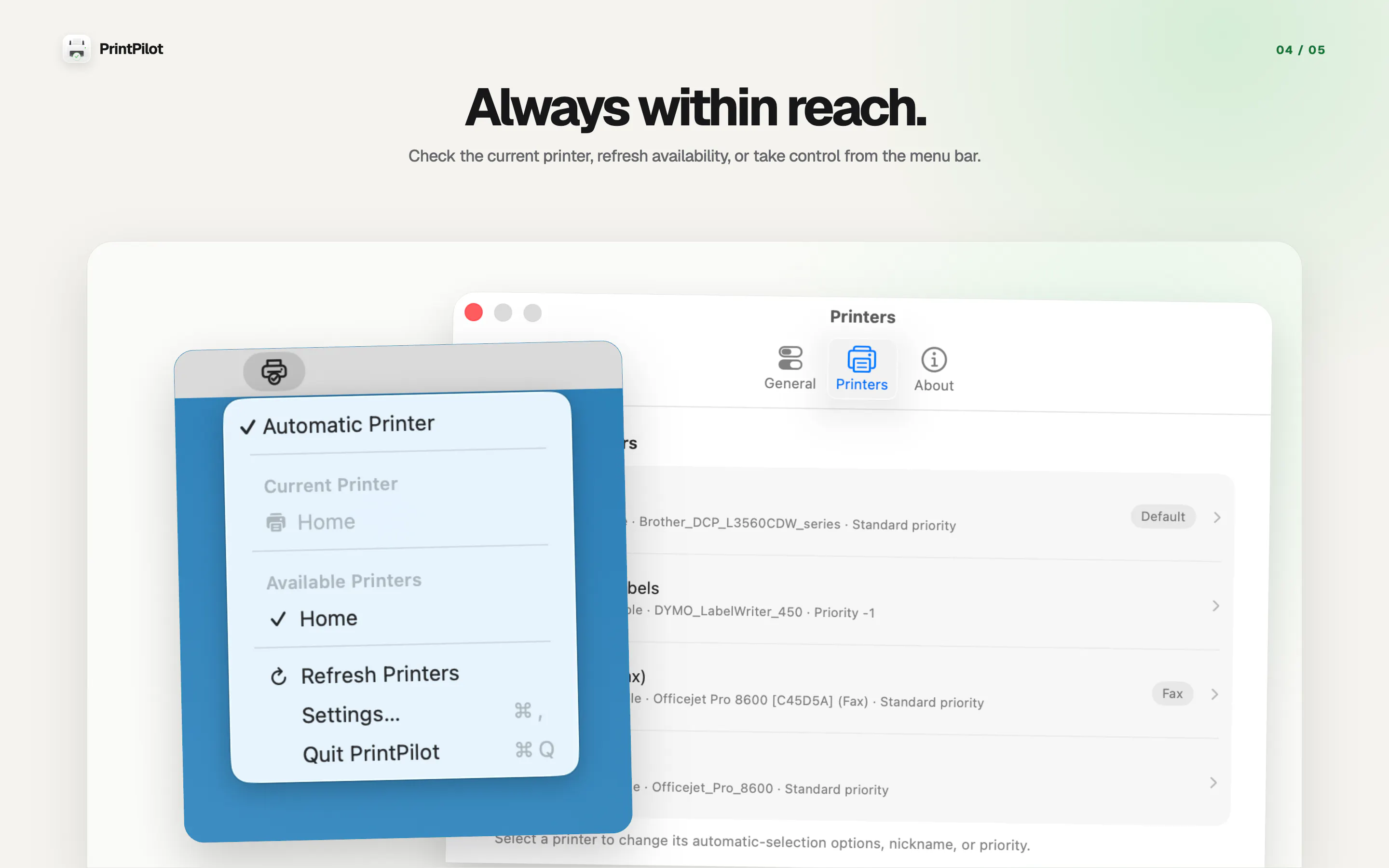 PrintPilot screenshot