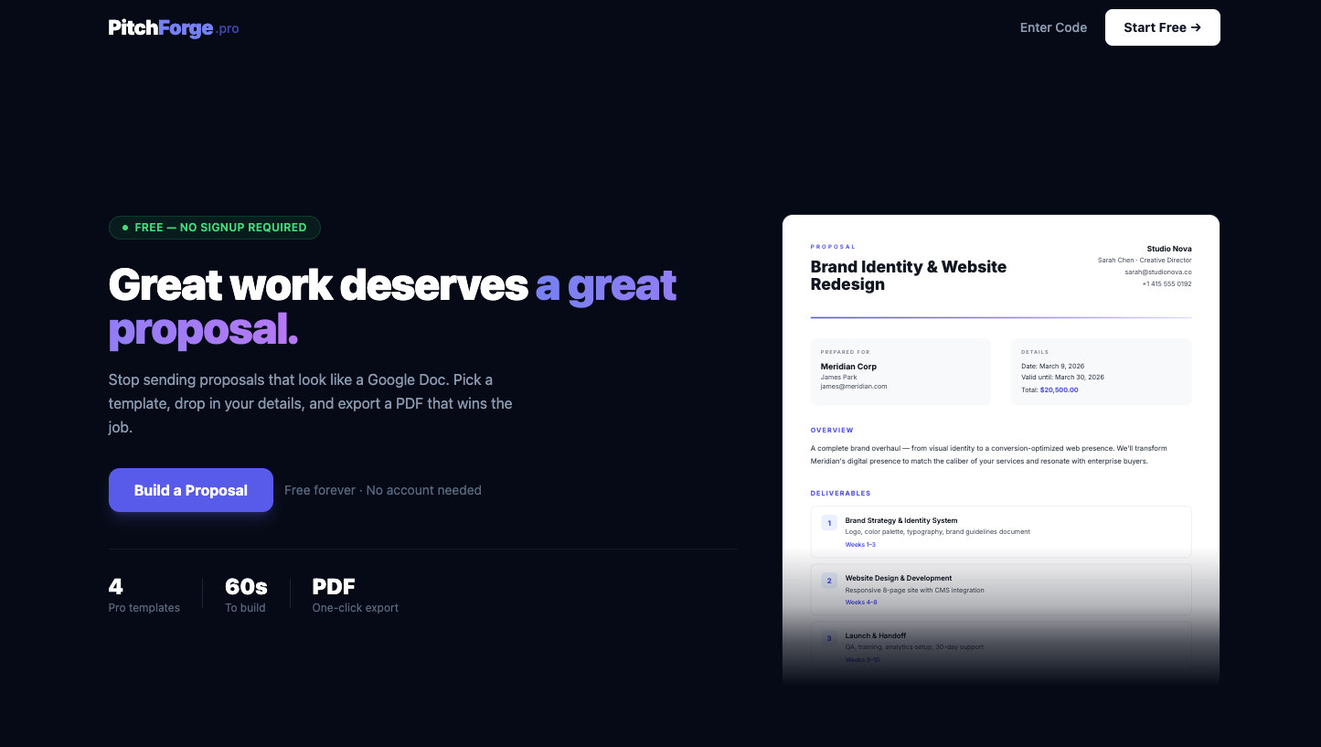 pitchforge.pro gallery image