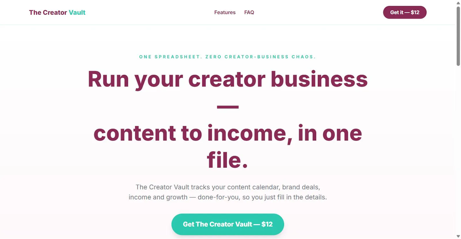 The Creator Vault screenshot 1