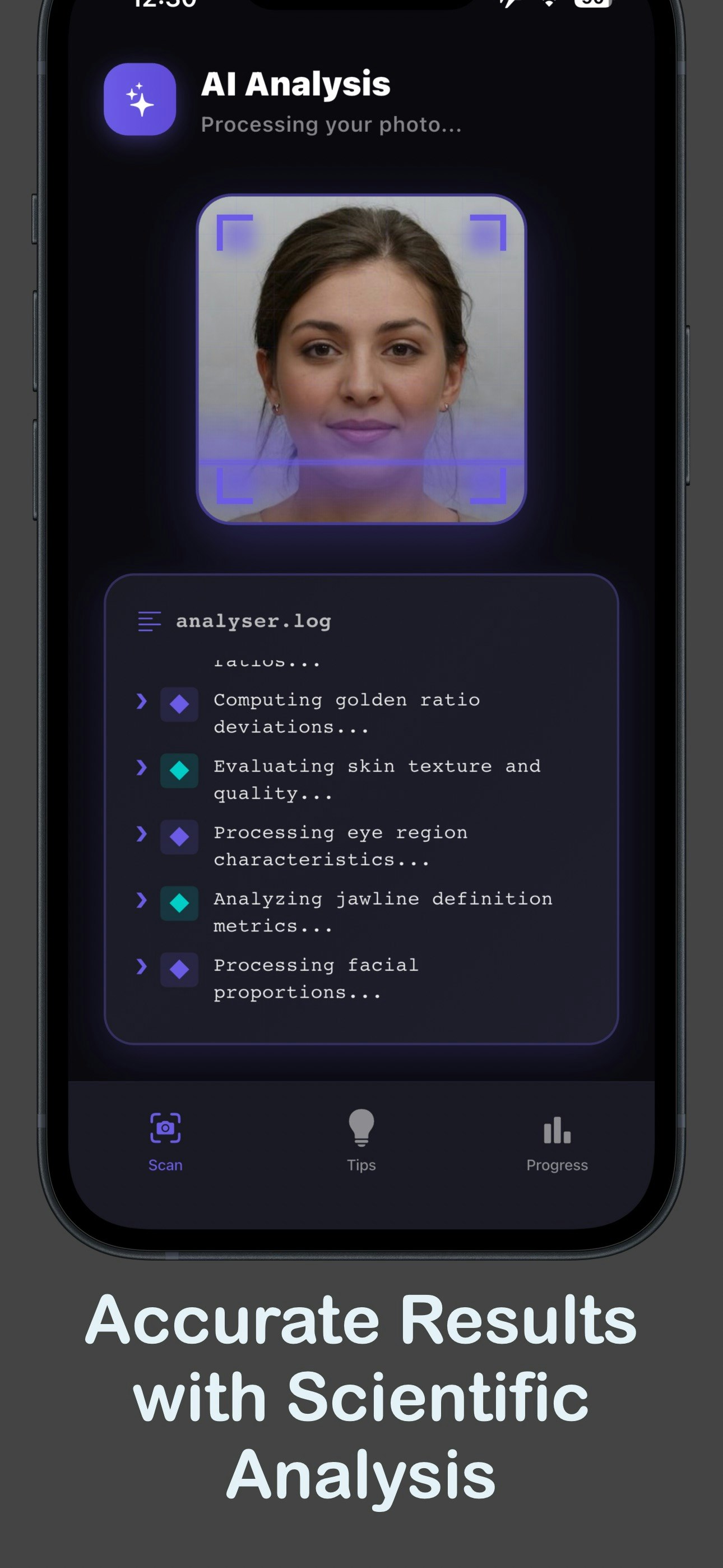 Attractiveness AI - Screenshot 2 showing product features and functionality