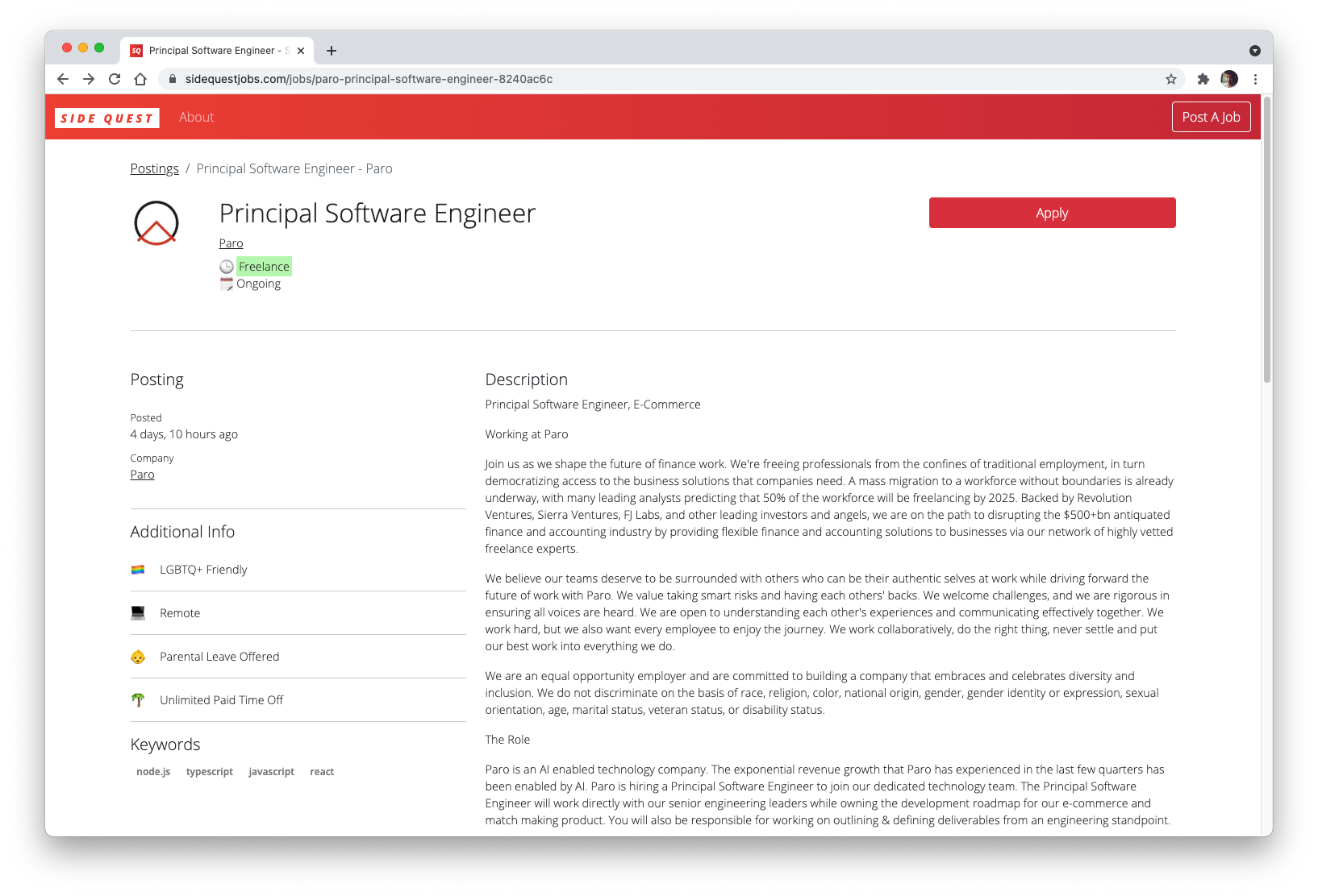 Side Quest Jobs gallery image