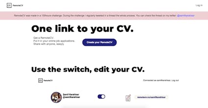 RemoteCV gallery image