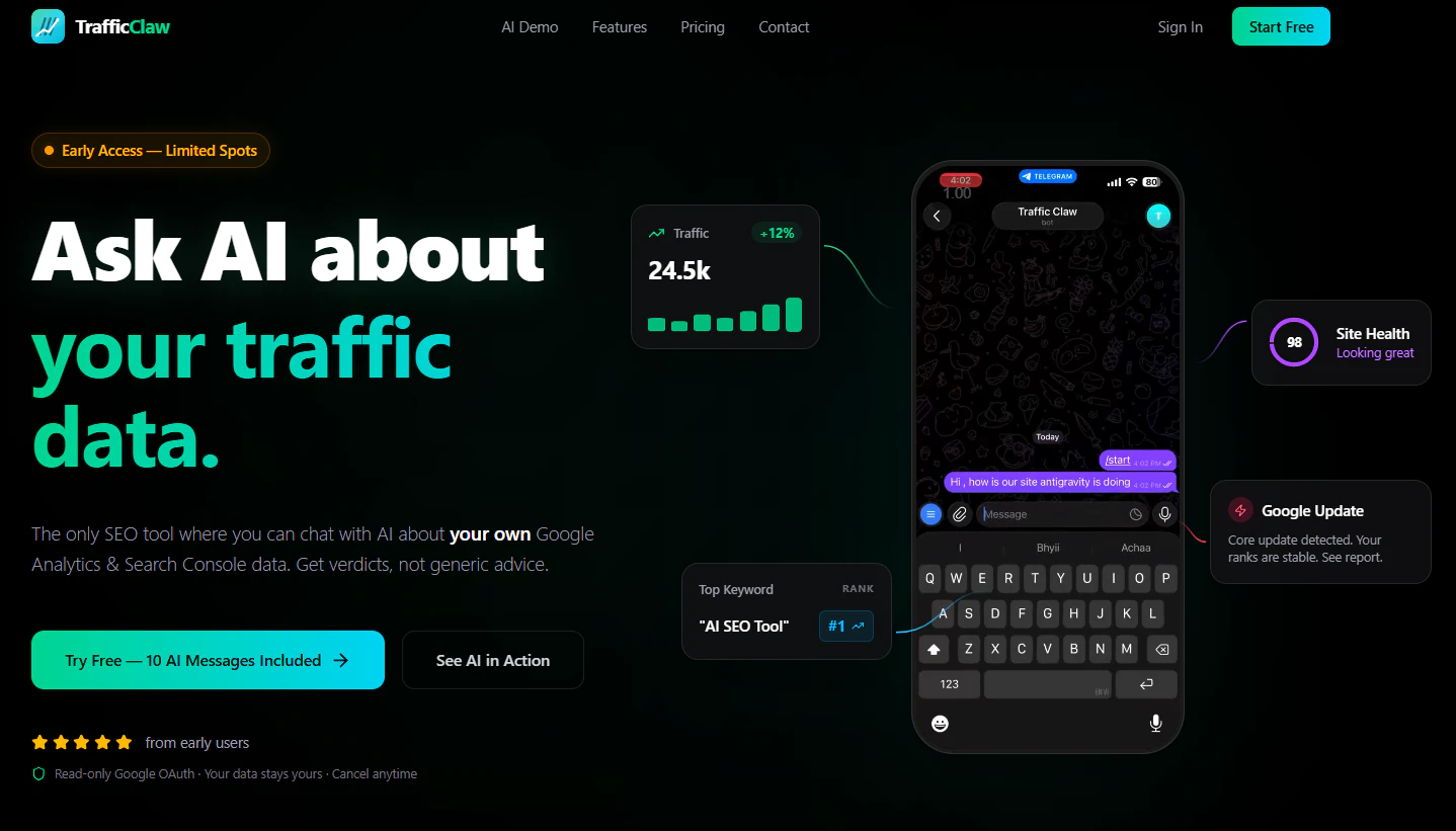 TrafficClaw screenshot 2 TrafficClaw screenshot 2