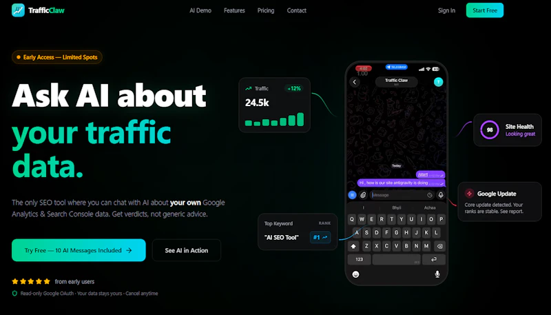 TrafficClaw screenshot 2