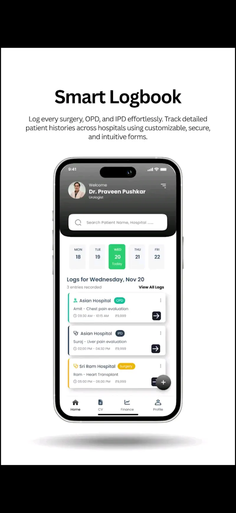 DocLogbook screenshot 4