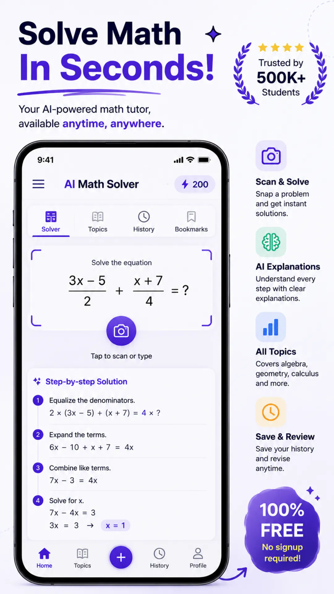 AI Math Solver gallery image