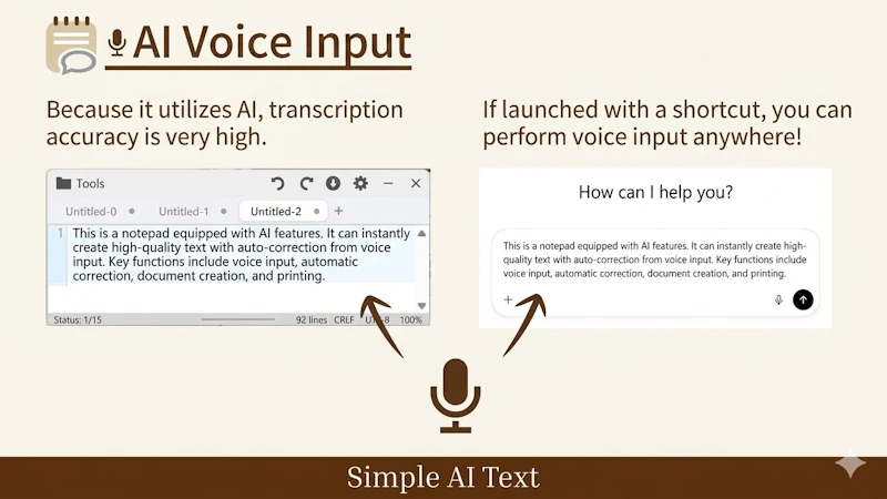Simple AI Notepad screenshot 2