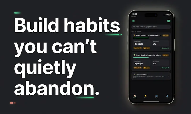Pakt: Habit Challenge  screenshot 1
