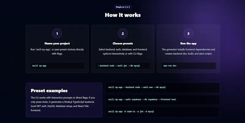 Nexa CLI screenshot 3