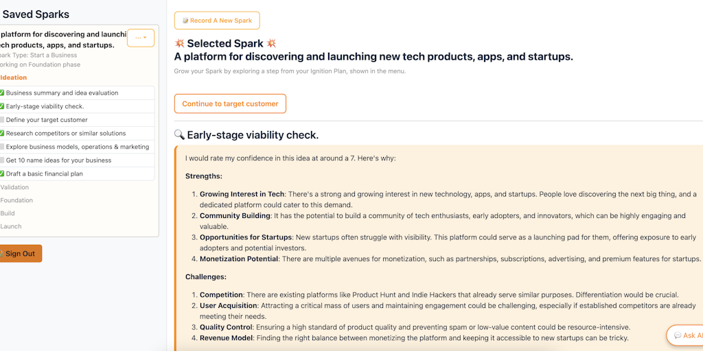 SparkBuddy — Turn Your Idea Into Reality