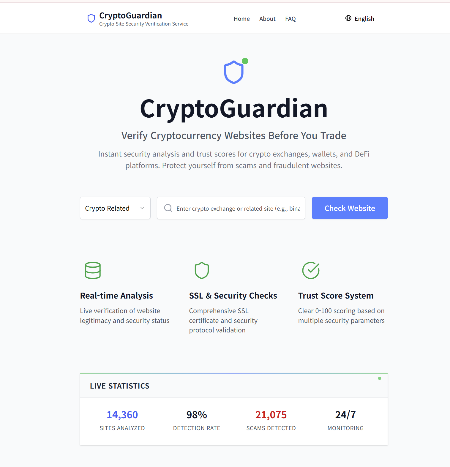Média cryptoguardien - Vérifiez les sites Web de crypto-monnaie avant de faire du commerce 2