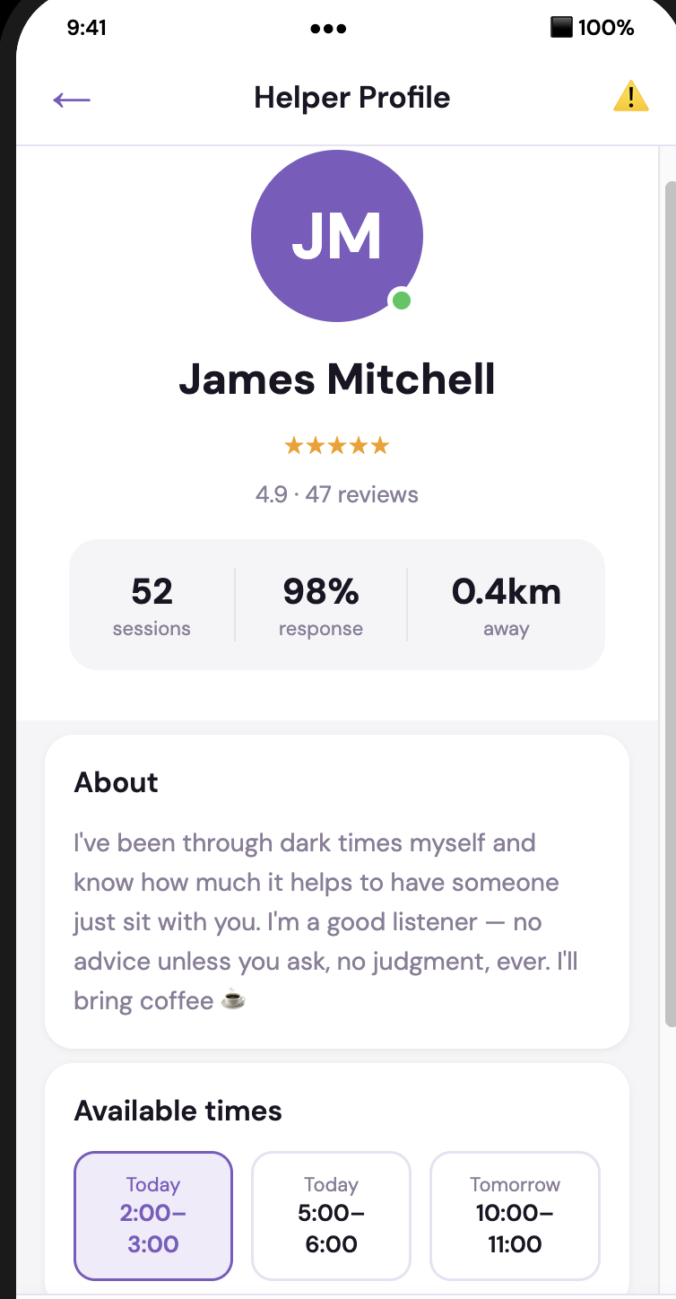 TearMate — Find someone to cry with gallery image