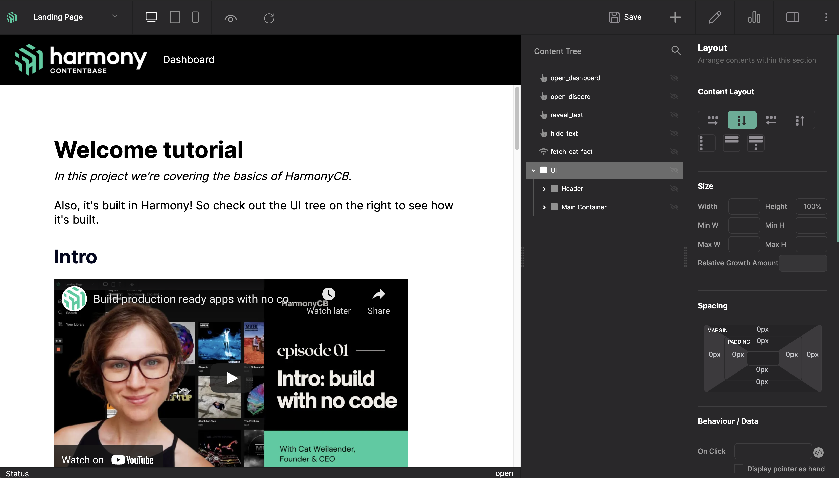 Harmony ContentBase gallery image