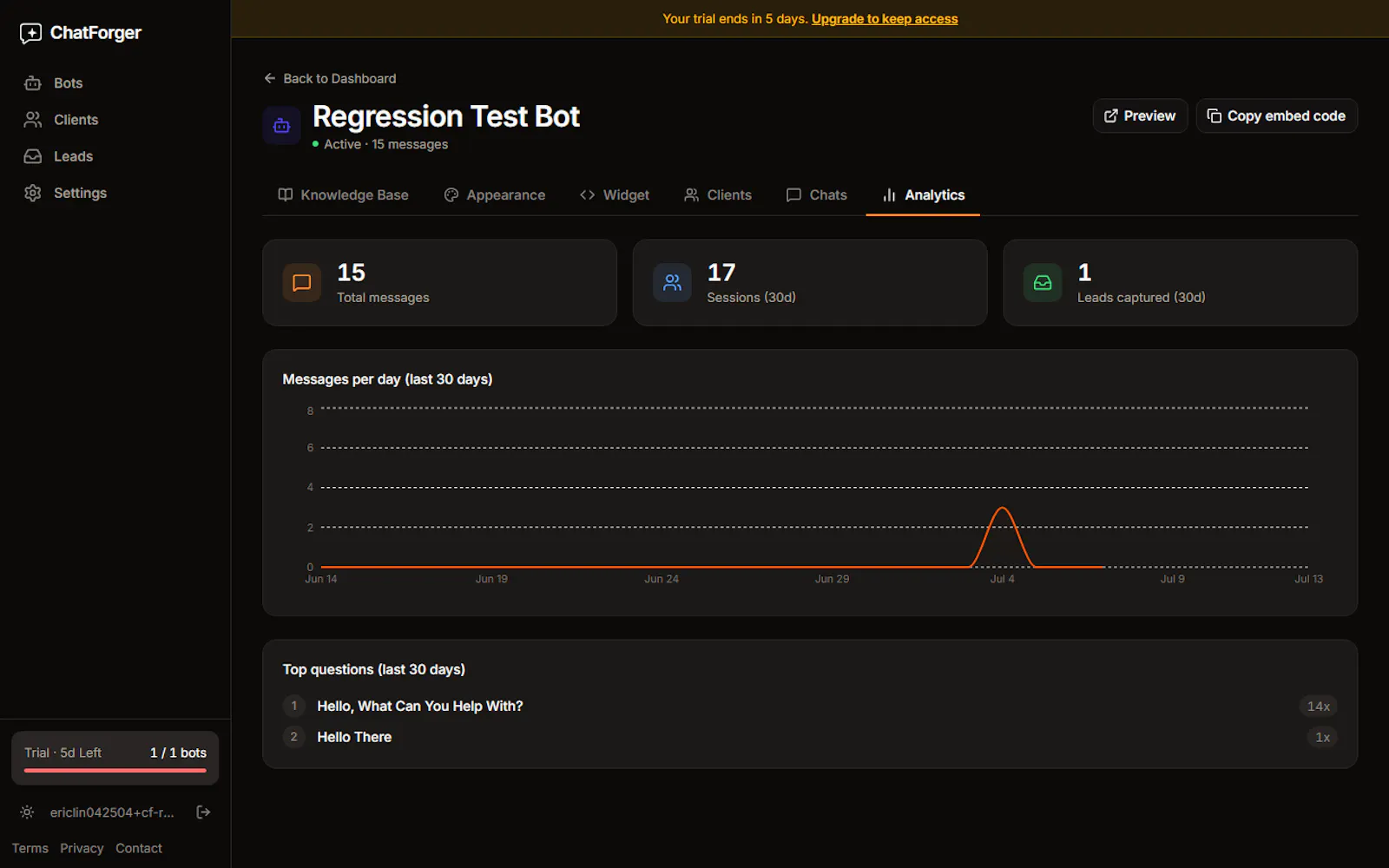 ChatForger screenshot 9