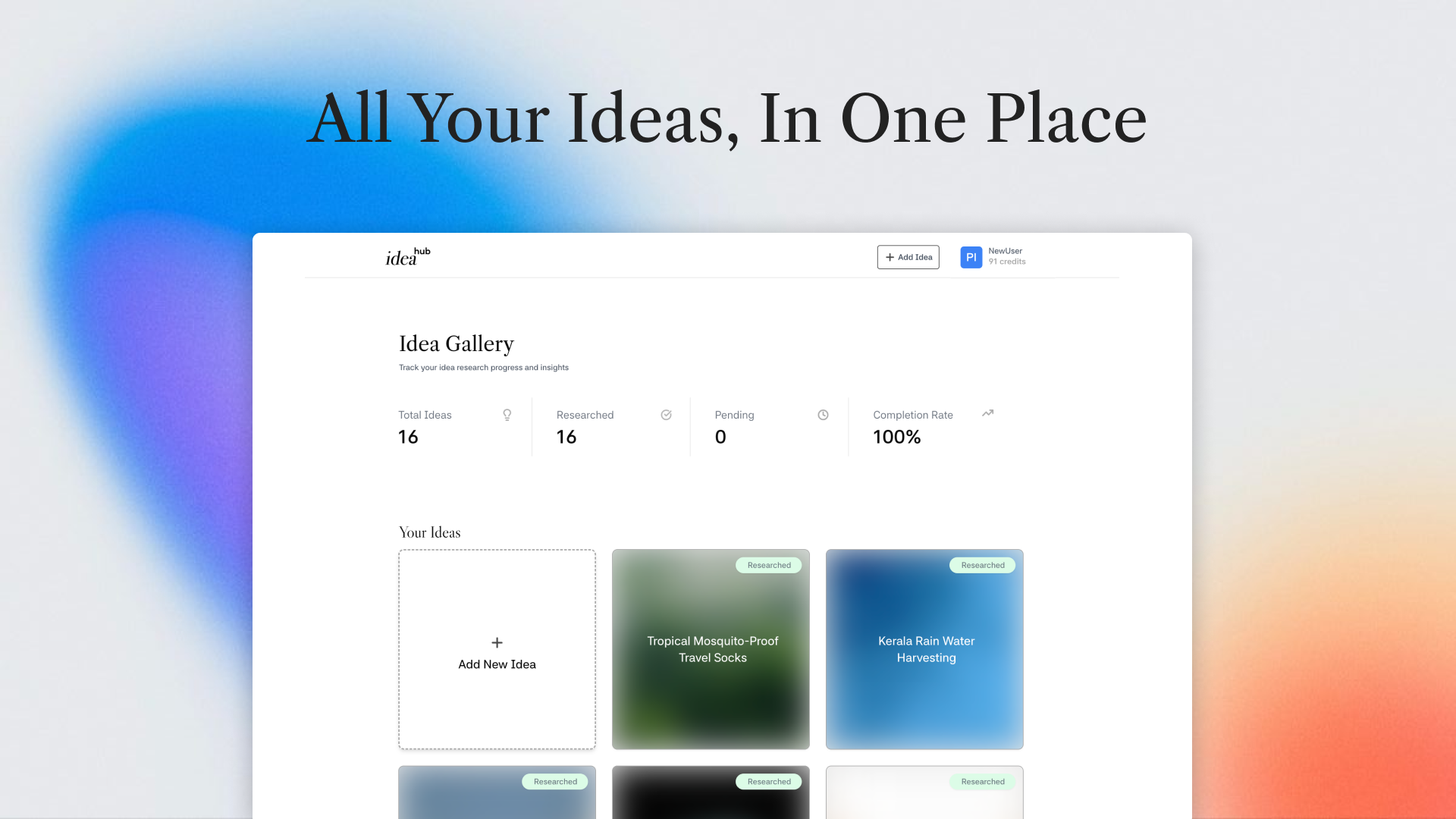 Mídia 4 de O hub de idéia - Transforme suas idéias em insights, instantaneamente!