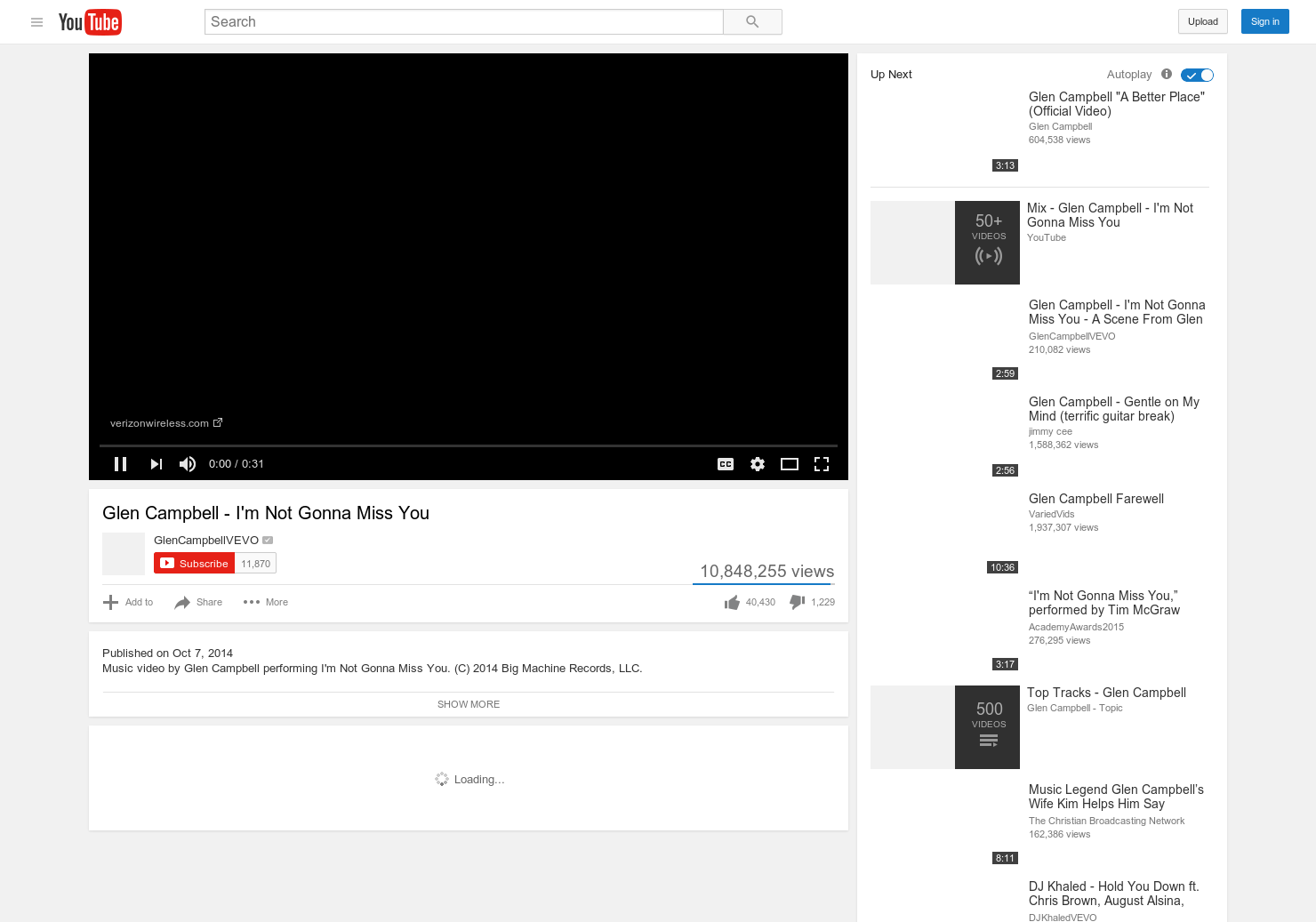 I'm Not Gonna Miss You