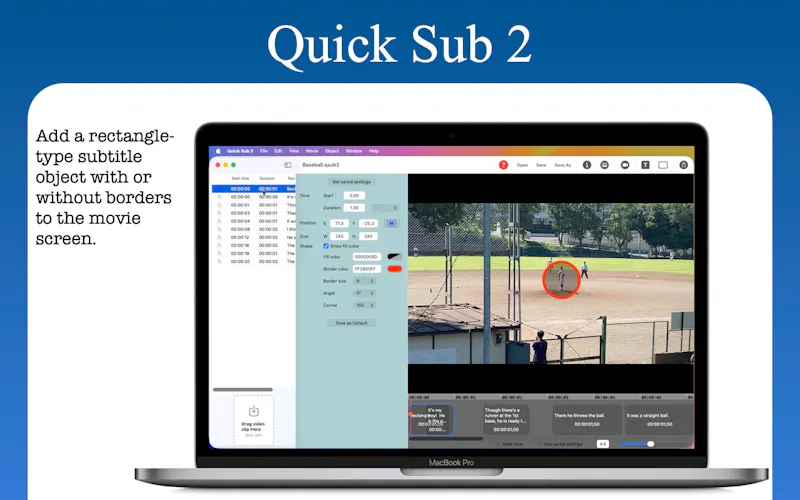 Quick Sub 2: Video Subtitling screenshot 4