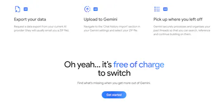 Google Gemini Memory Import gallery image