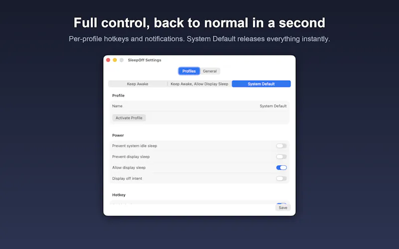 SleepOff screenshot 3