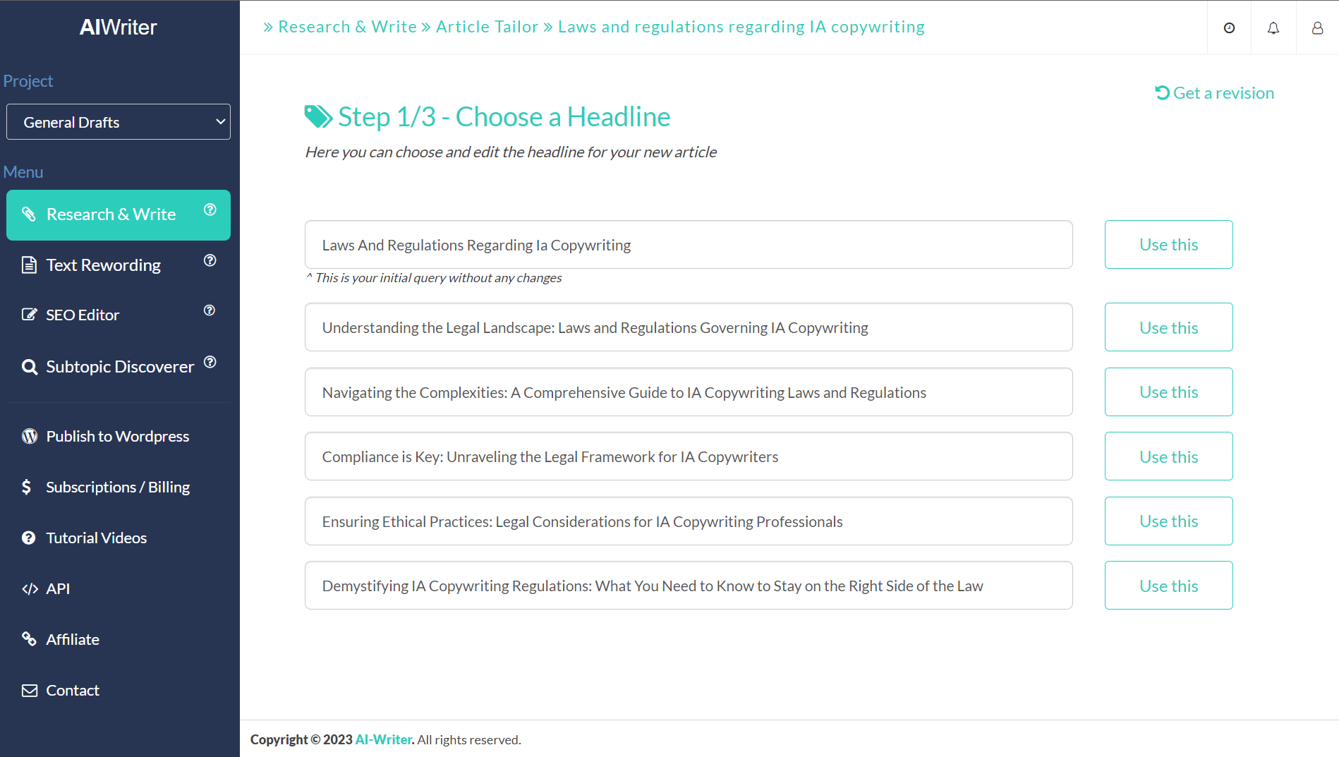 AI Writer - Better content in less time! gallery image