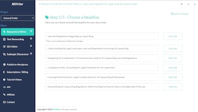 AI Writer - Better content in less time! gallery image