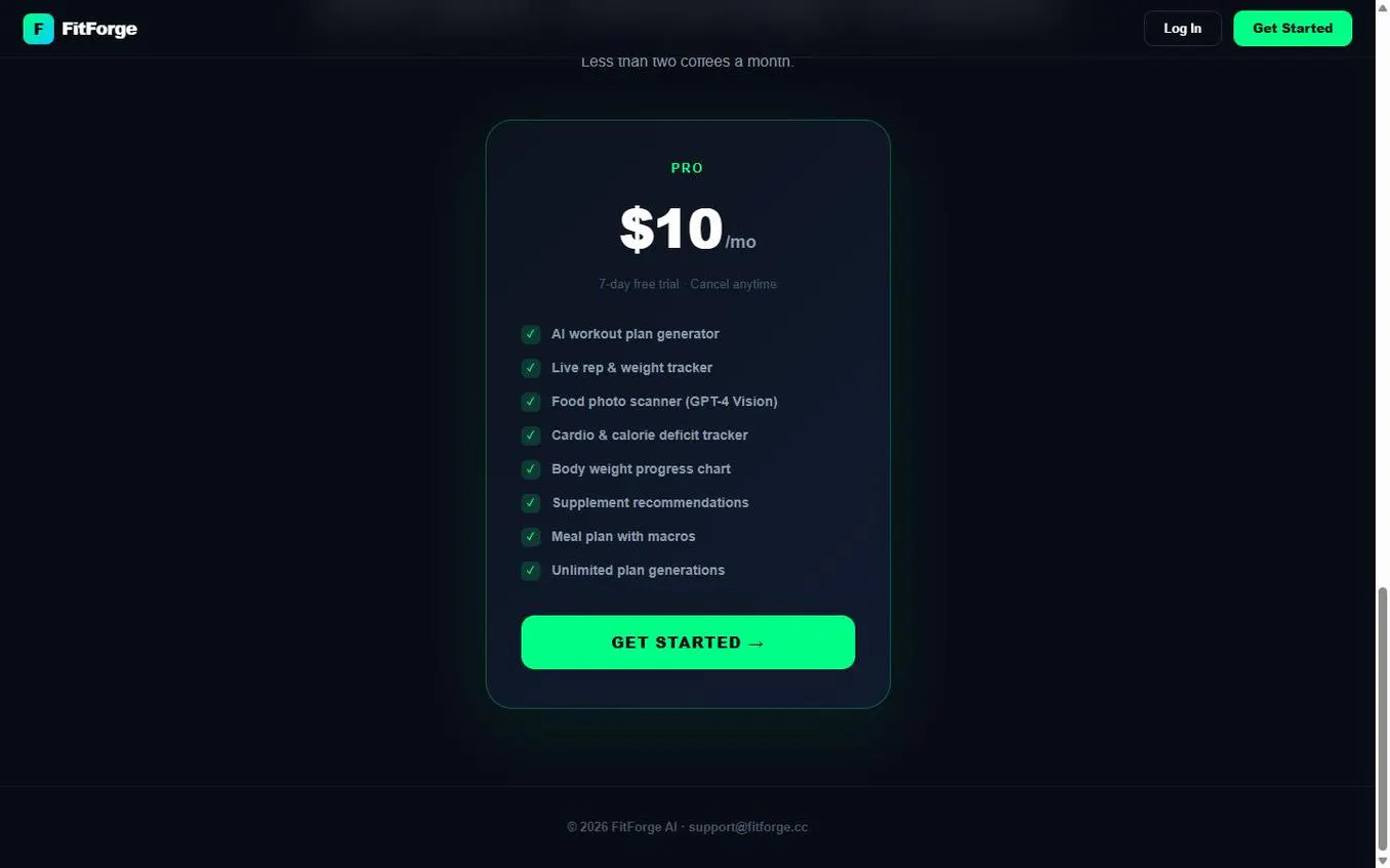 FitForge AI gallery image