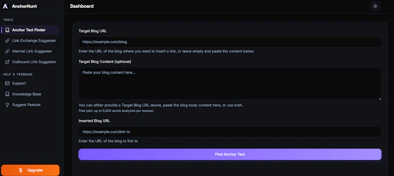AnchorHunt screenshot 1