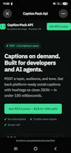Caption-Pack API gallery image