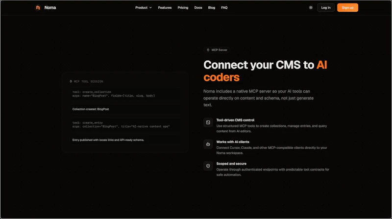 NomaCMS screenshot 5