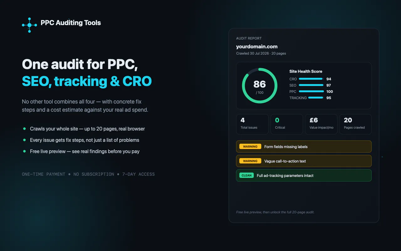 PPC Auditing Tools gallery image