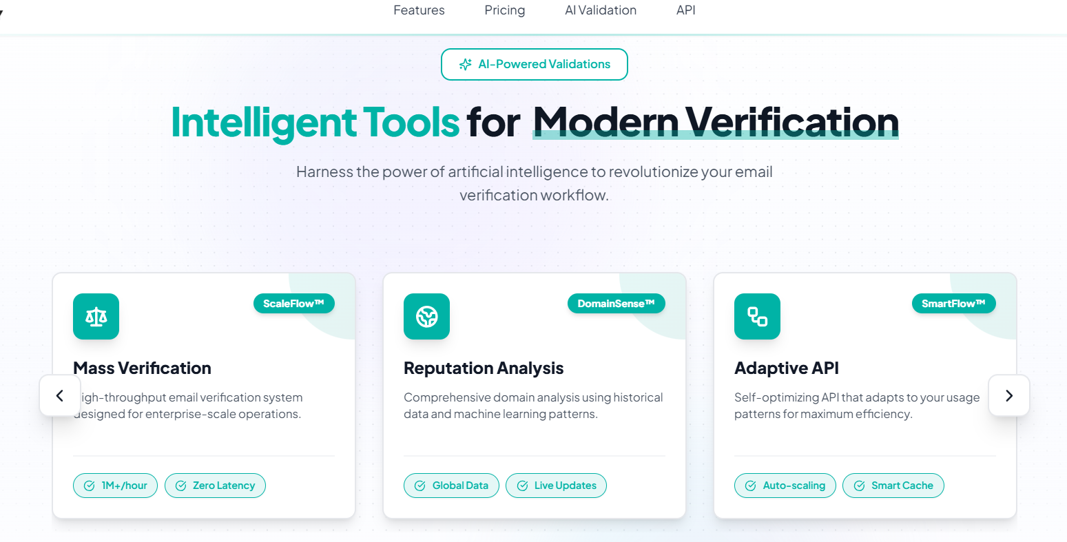 MTN Email Verifier - Screenshot 4 showing product features and functionality