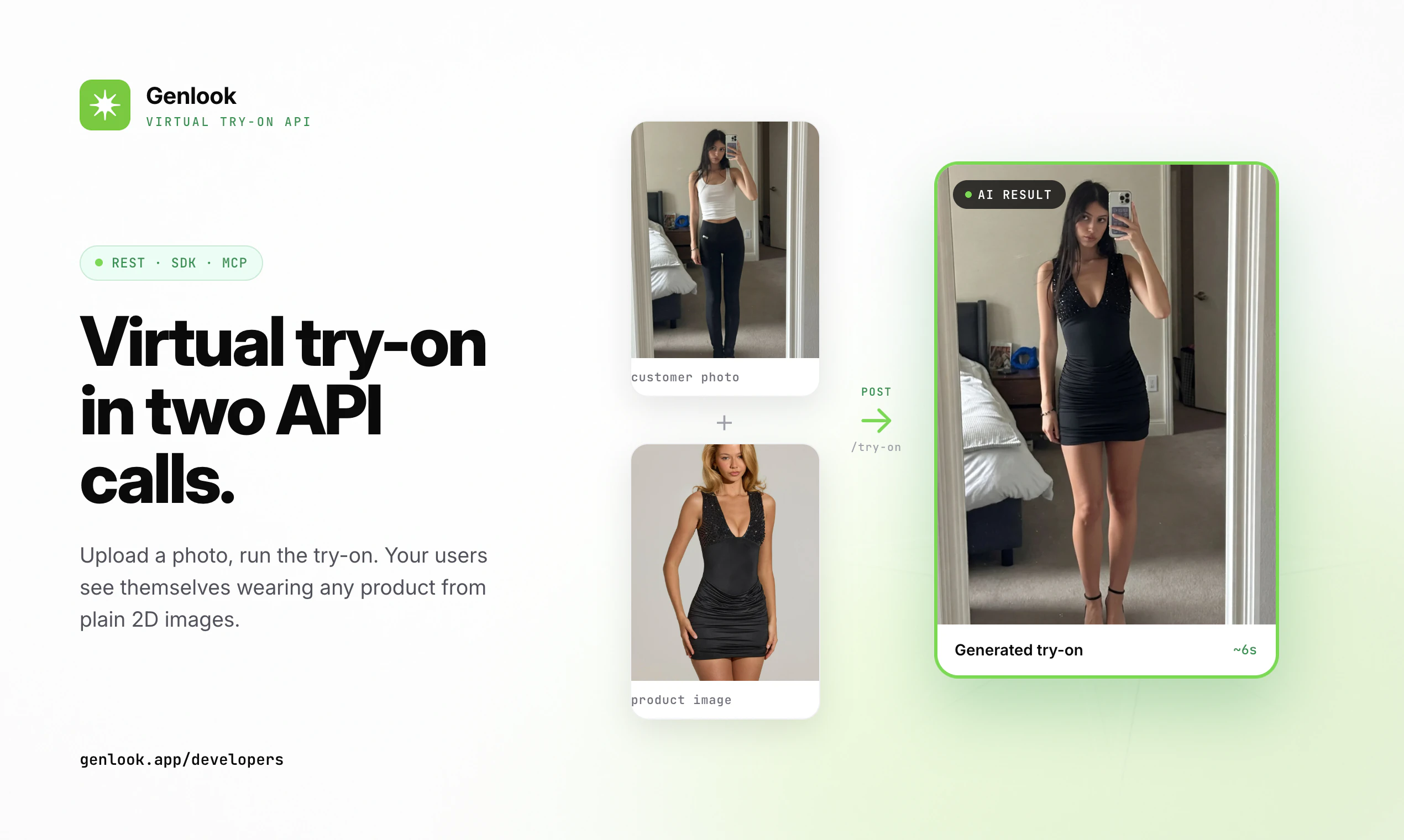 Genlook Virtual try-on API 截图 1