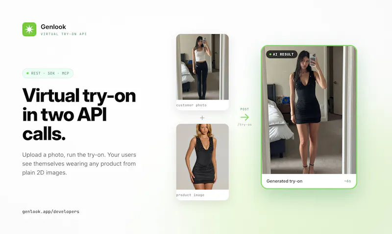 Genlook Virtual try-on API screenshot 1