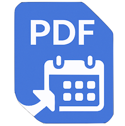 PDF to Calendar