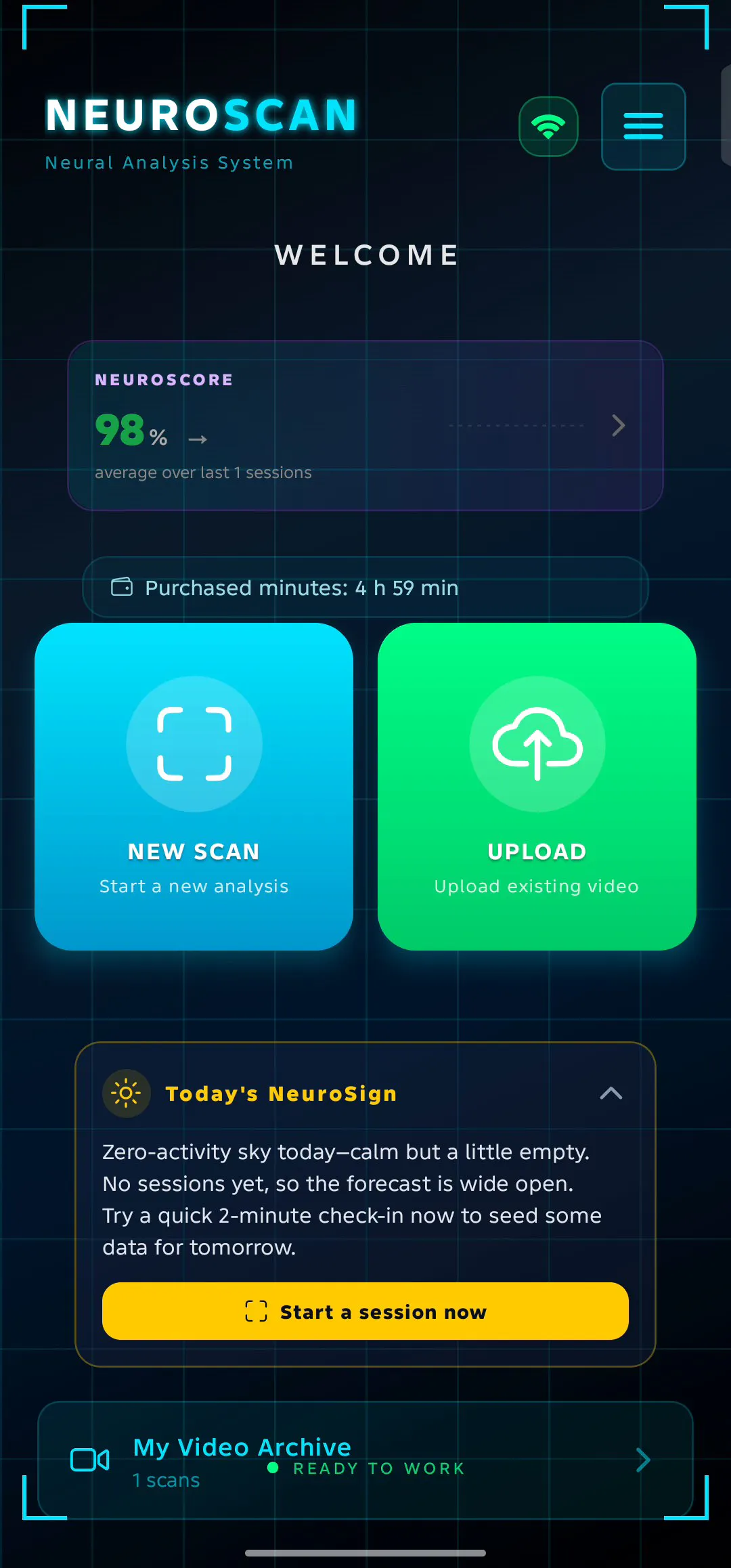 NeuroScan: AI Stress & Mood gallery image