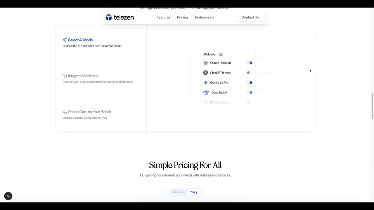 Telezen UI gallery image