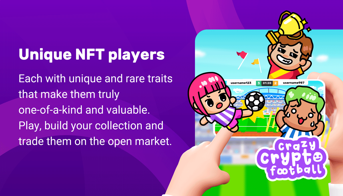 startuptile Crazy Crypto Football -Own trade and compete with one-of-a-kind NFT players