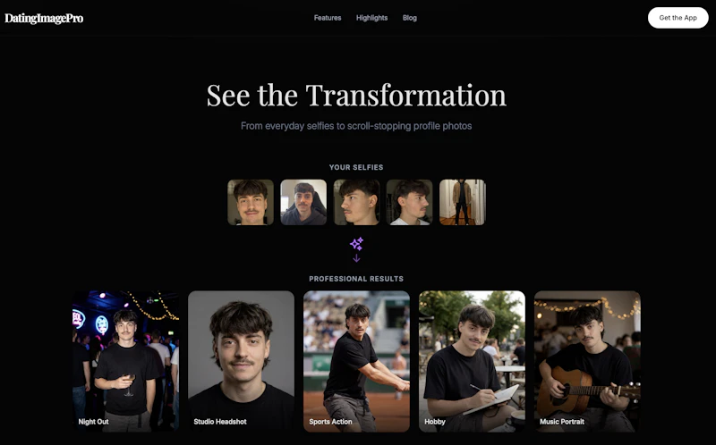 DatingImagePro AI Photos for Dating Apps screenshot 1