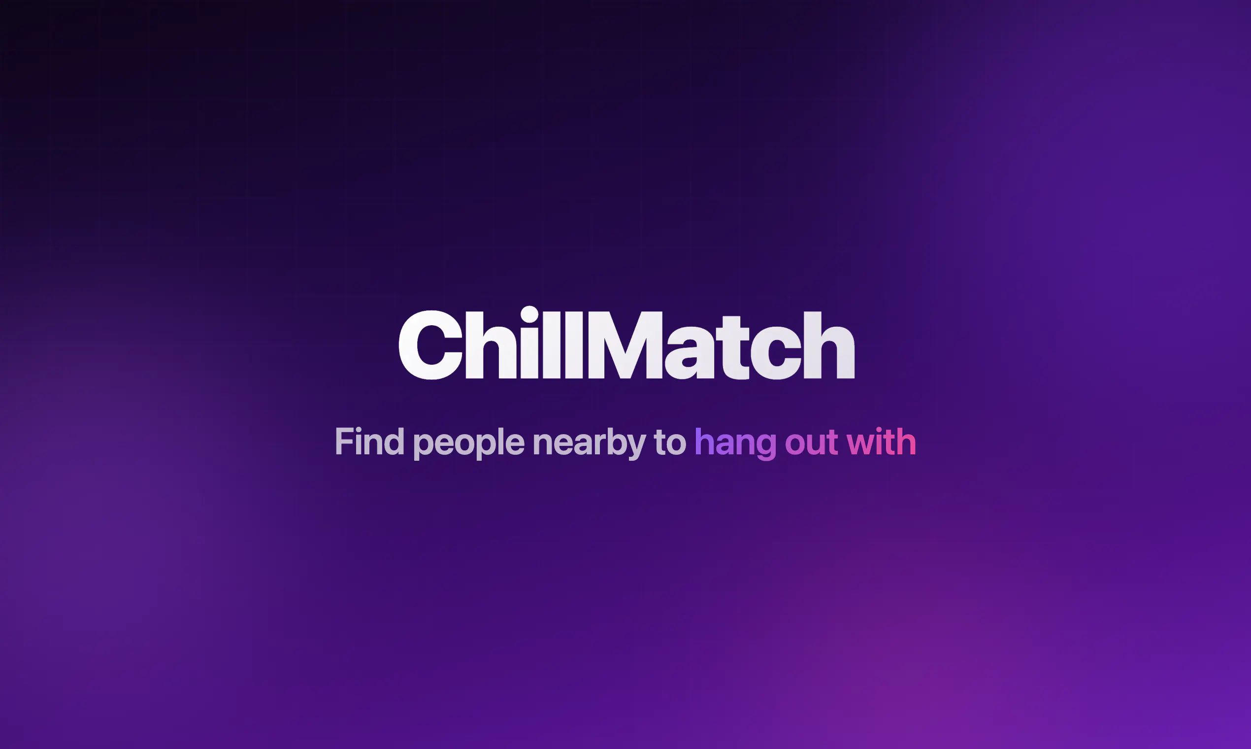 ChillMatch — Find company for tonight gallery image
