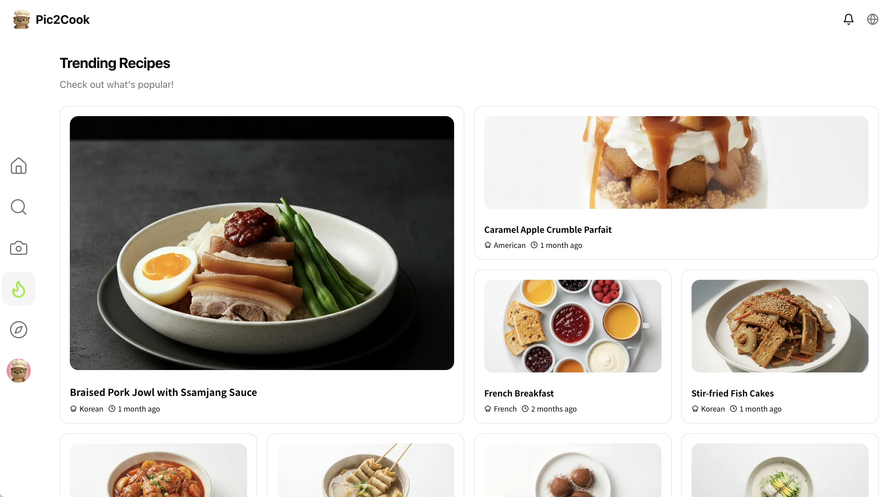 Pic2Cook - Screenshot 4 showing product features and functionality