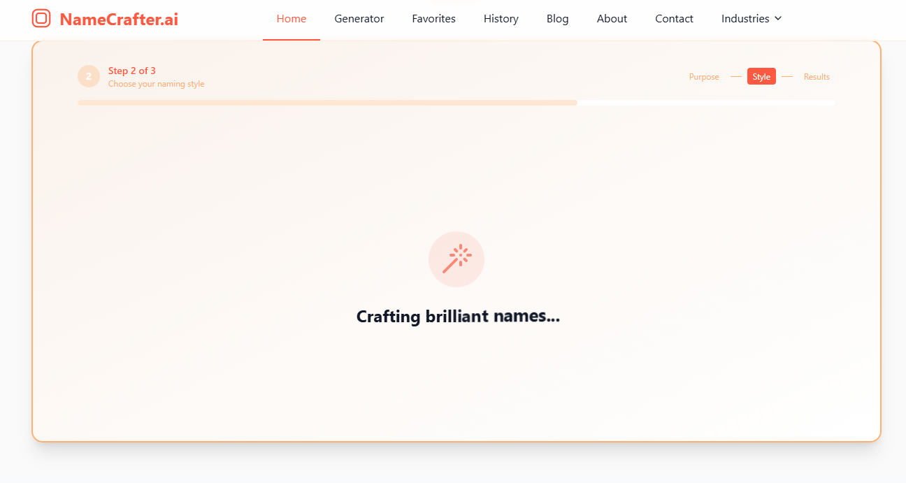 NameCrafter.ai gallery image
