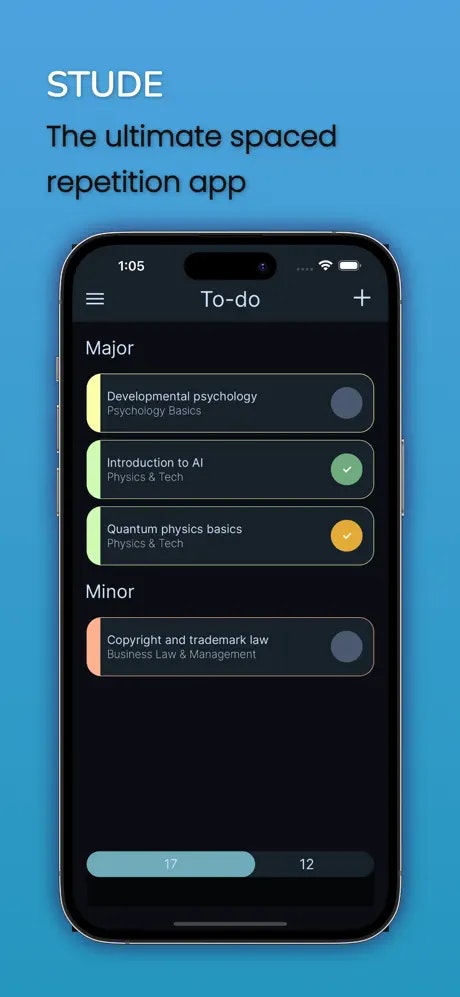 Stude - Spaced repetition planner media 1