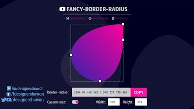 Fancy Border Radius Generator gallery image