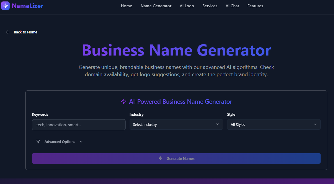 NameLizer - Screenshot 4 showing product features and functionality