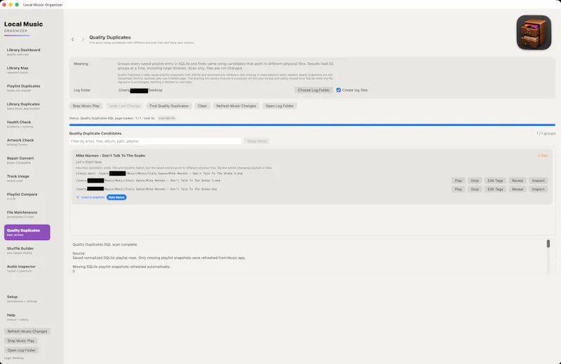 Local Music Organizer for Mac screenshot 17